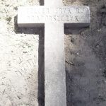 Крест прапорщика Теллера на кладбище в Мулярах - свидетельство переноса сюда воинского кладбища из ф. Крестинаполь.